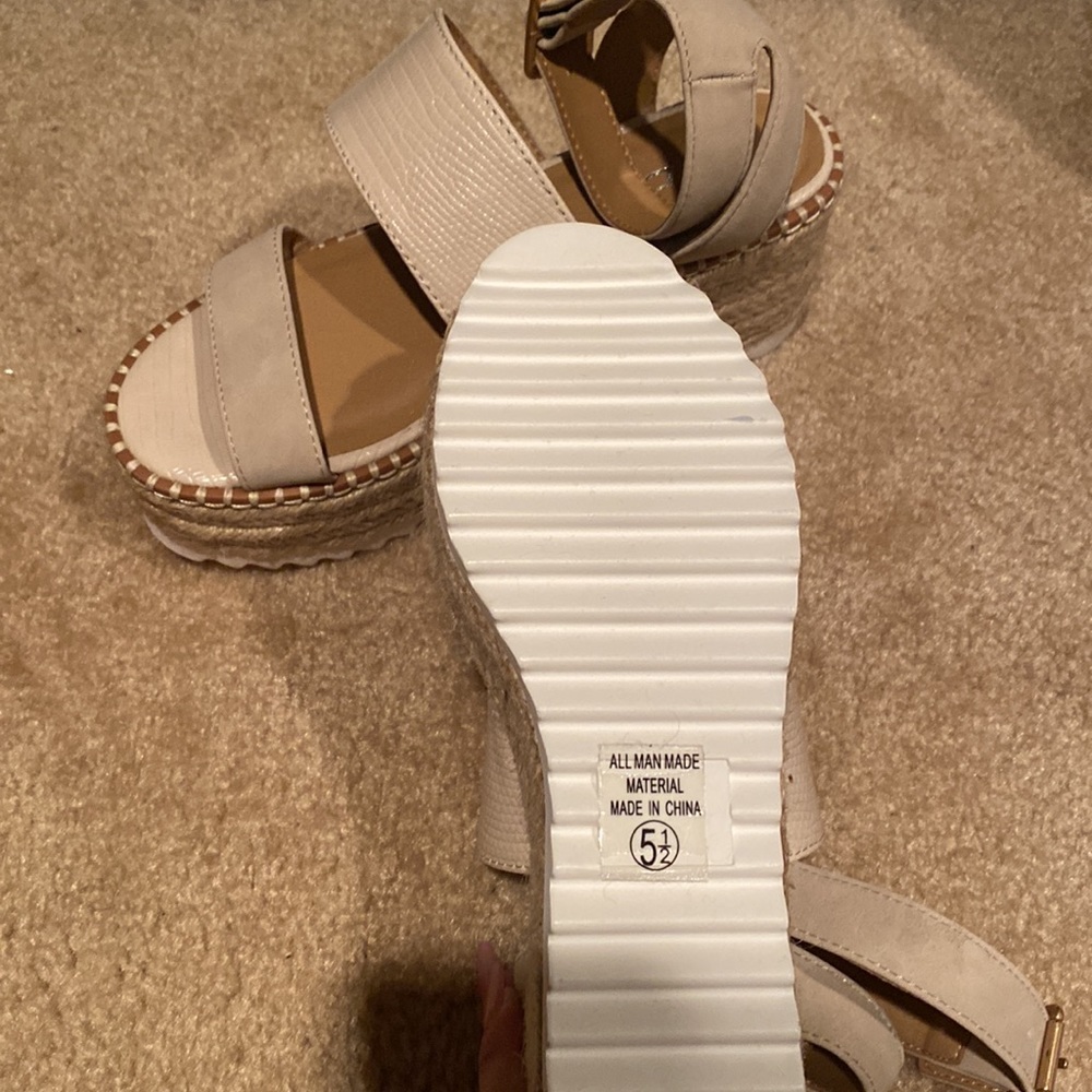 Tan Wedges - Picture 2 of 2